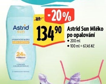 Hydratační mléko po opalování Astrid Sun