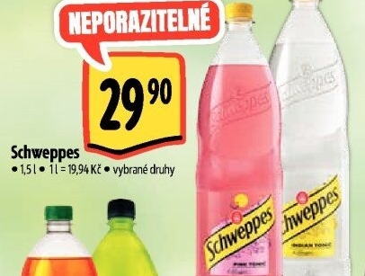 Limonáda Schweppes