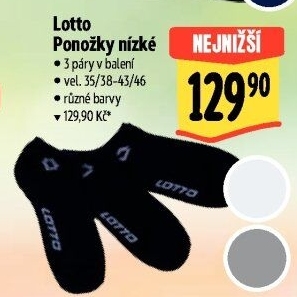 Nízké ponožky Lotto