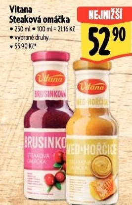 Omáčka steaková Vitana