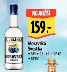 Pálenka Švestka Moravská Rudolf Jelínek