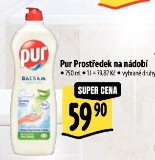 Prostředek na nádobí Pur
