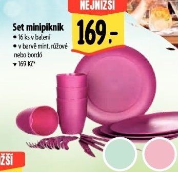 Sada nádobí plastová