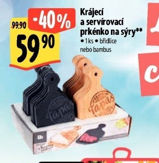 Servírovací bambusové prkénko