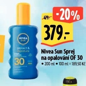 Sprej na opalování OF 30 Sun Nivea