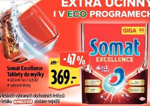 Tablety do myčky Excellence Somat
