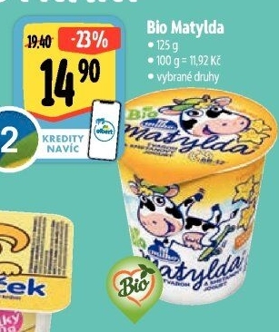 Tvaroh s jogurtem bio Matylda Milko