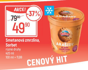 Zmrzlina v kelímku Zvolenský