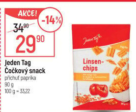 Čočkové chipsy Jeden Tag