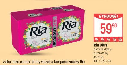 Dámské vložky Ria Ultra