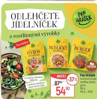 Hrachové nudličky Pan Hrášek Emco