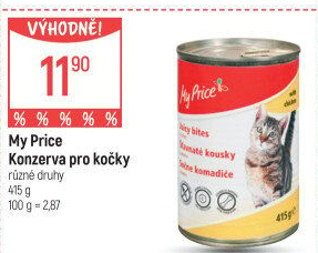 Konzerva pro kočky My Price