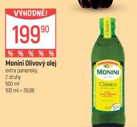 Olivový olej extra panenský Monini