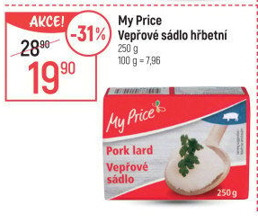 Sádlo vepřové My Price