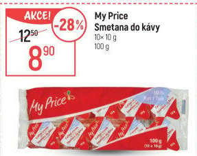Smetánky do kávy My Price
