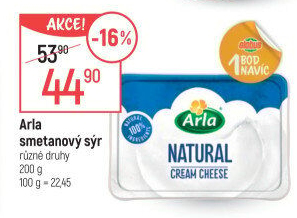 Sýr čerstvý smetanový Arla