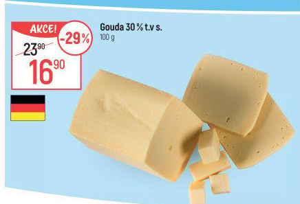 Sýr Gouda 30%