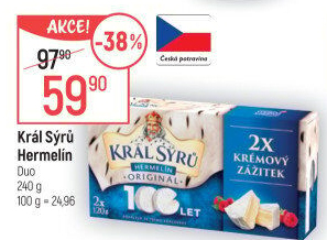 Sýr Hermelín Král sýrů