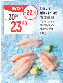 Tilápie nilská filety