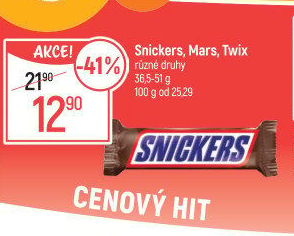 Tyčinka Snickers