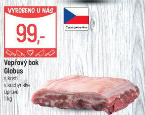Vepřový bok s kostí Globus