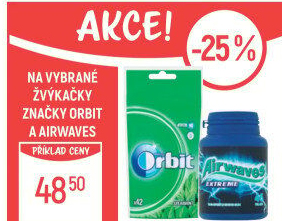 Žvýkačky Orbit