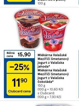 Mlékárna Valašské Meziříčí Smetanový jogurt z Valašska