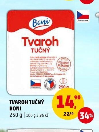 TVAROH TUČNÝ BONI
