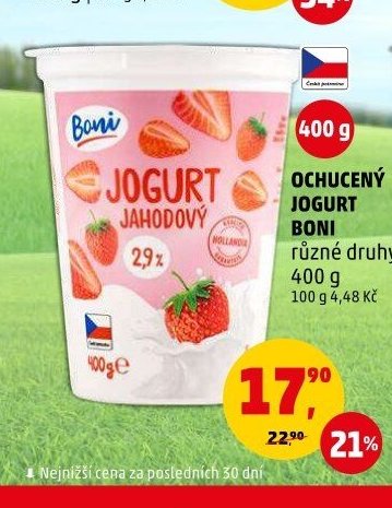 OCHUCENÝ JOGURT BONI