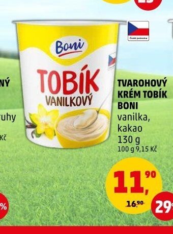 TVAROHOVÝ KRÉM TOBÍK BONI