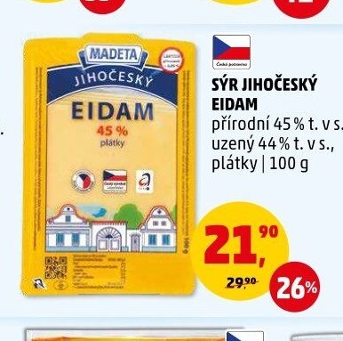 Sýr Jihočeský Eidam