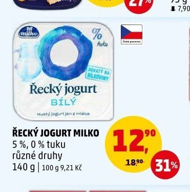Řecký jogurt Milko