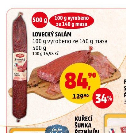 Lovecký salám 500g
