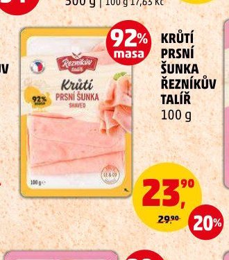 Krůtí prsní šunka Řezníkův talíř 100g