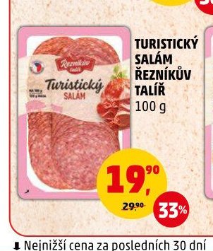 Turistický salám Řezníkův talíř 100g