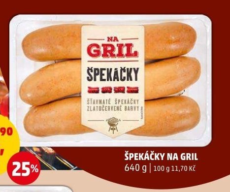 Špekáčky na gril