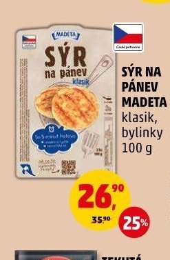 Sýr na pánev Madeta