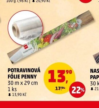 Potravinová fólie Penny