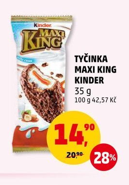 Tyčinka Maxi King Kinder