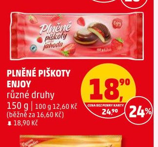 Plněné piškoty Enjoy