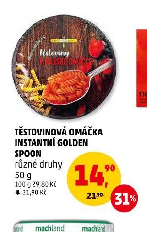 TĚSTOVINOVÁ OMÁČKA INSTANTNÍ GOLDEN SPOON