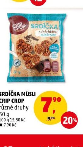 SRDÍČKA MÜSLI CRIP CROP