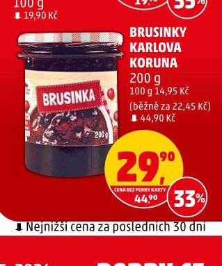 BRUSINKY KARLOVA KORUNA