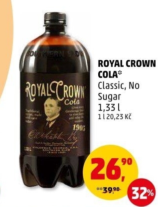 Cola No sugar Royal Crown