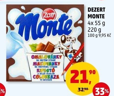 Dezert Monte Zott