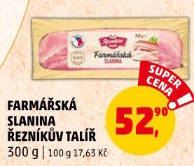 Farmářská slanina Řezníkův talíř