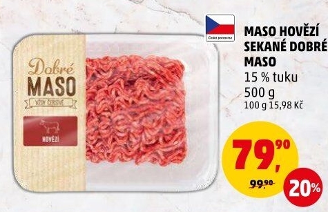 Hovězí mleté maso Dobré maso