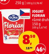 Jogurt smetanový Florian Olma
