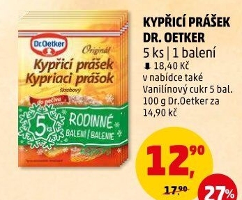 Kypřicí prášek Dr. Oetker