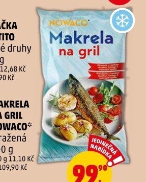 Makrela na gril mražená Nowaco